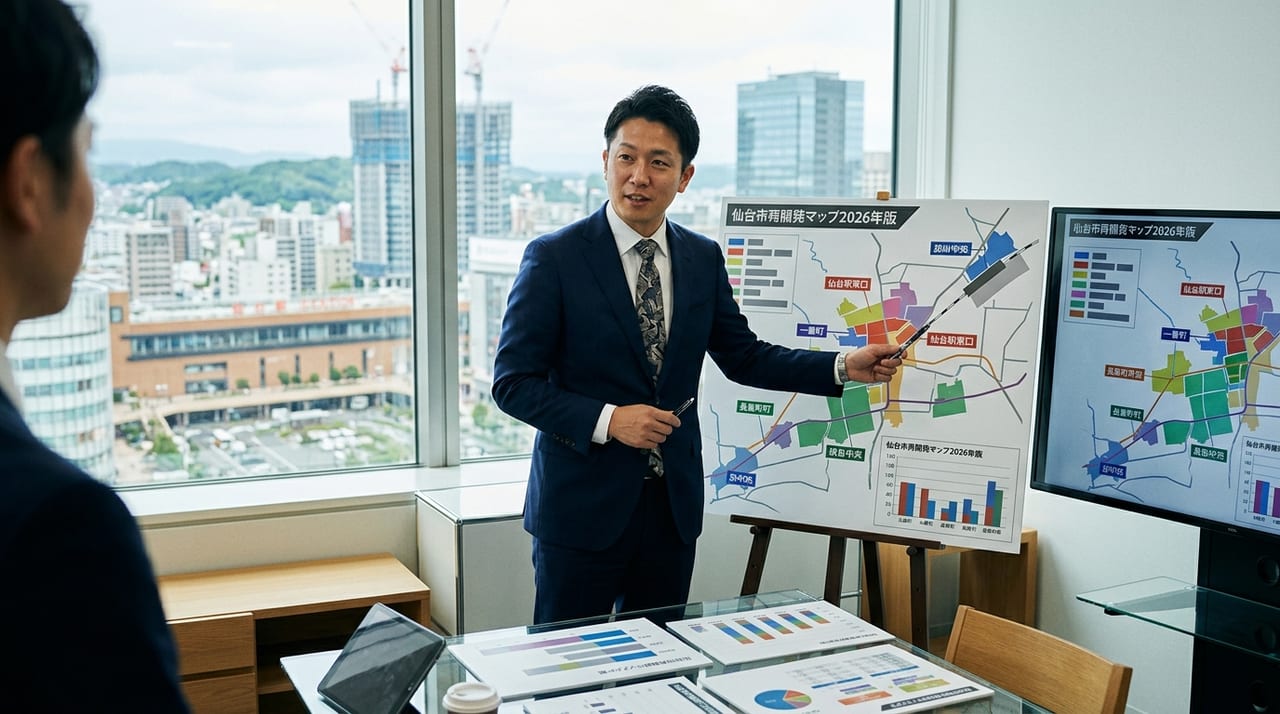 仙台市再開発マップ2026年版|進行中プロジェクトと不動産市場への影響エリア別総まとめ